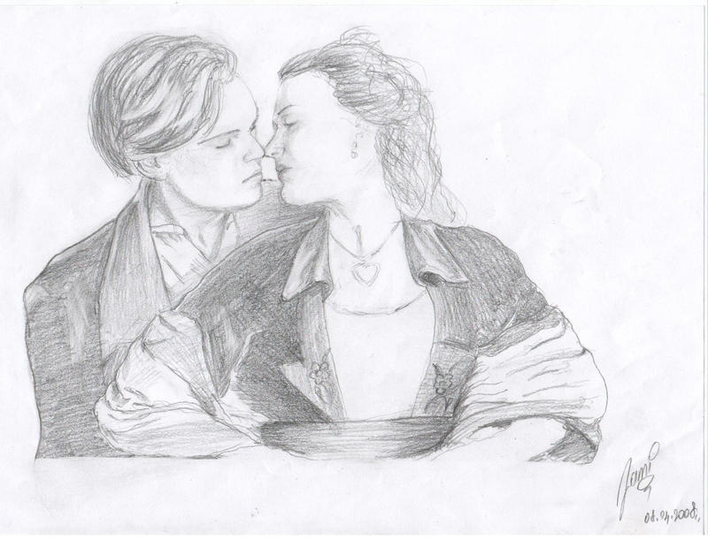 Titanic Rose And Jack Drawing