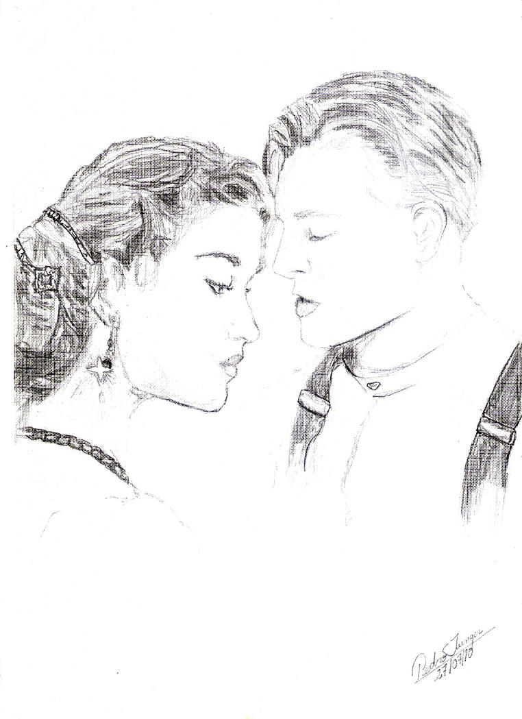 Titanic Rose And Jack Drawing