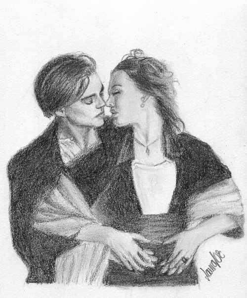 Titanic Rose And Jack Drawing