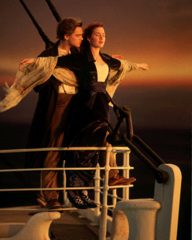 Titanic Rose And Jack Flying