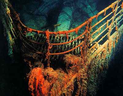 Titanic Ship Underwater