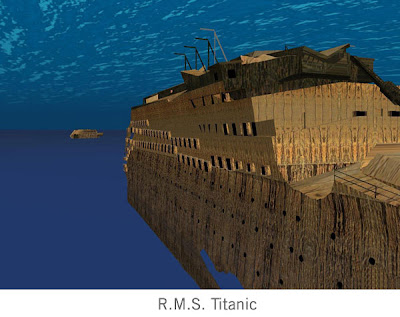 Titanic Ship Underwater Google Maps