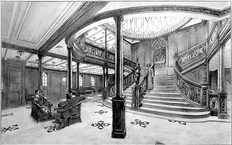 Titanic Ship Underwater Grand Staircase