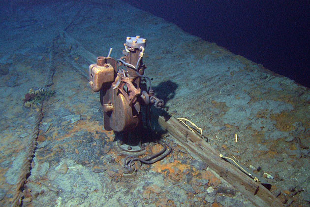 Titanic Ship Underwater Location