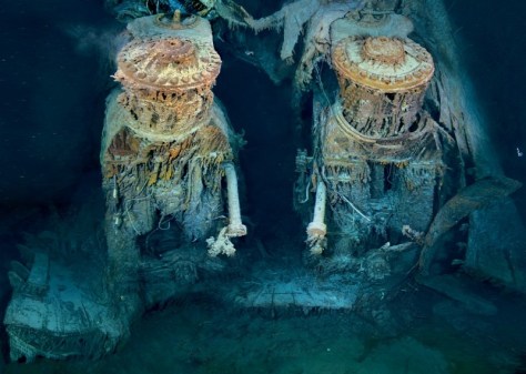 Titanic Shipwreck Inside