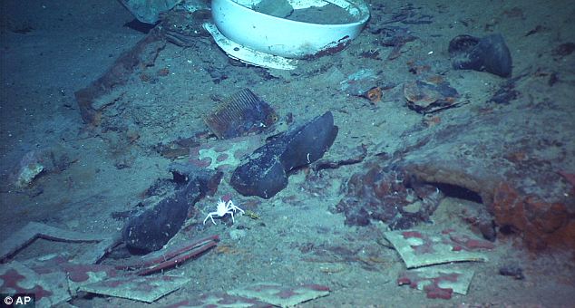 Titanic Shipwreck Inside