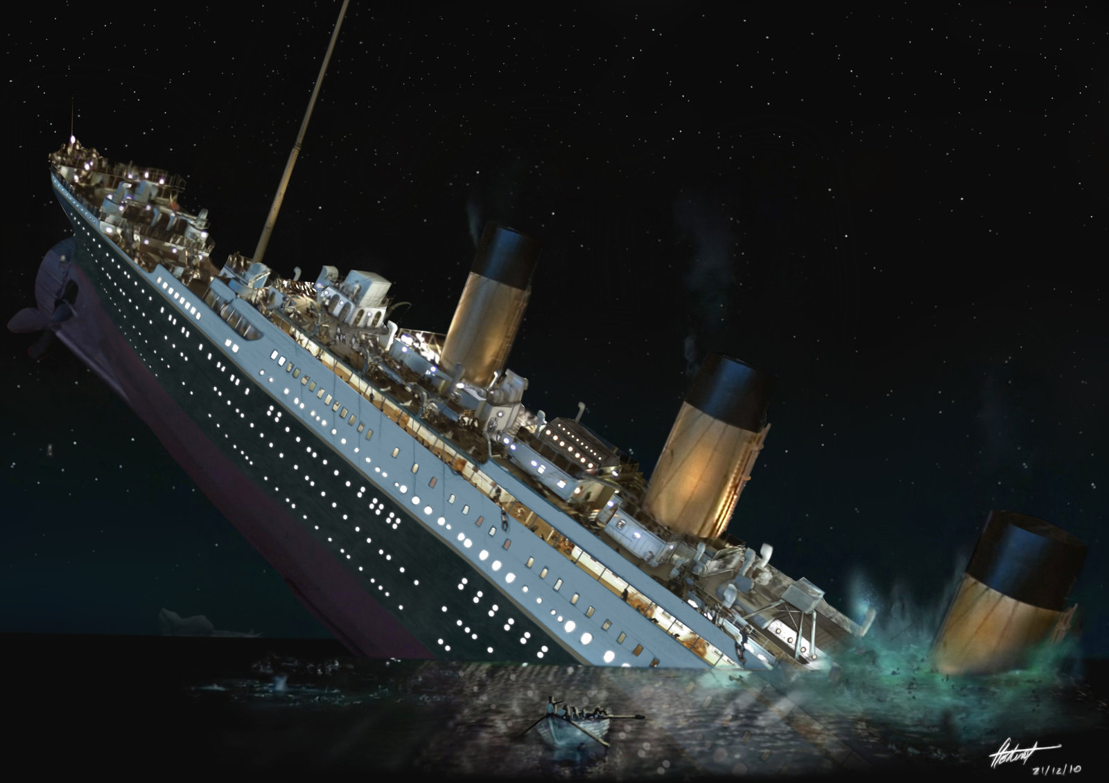 Titanic Sinking Pictures Real