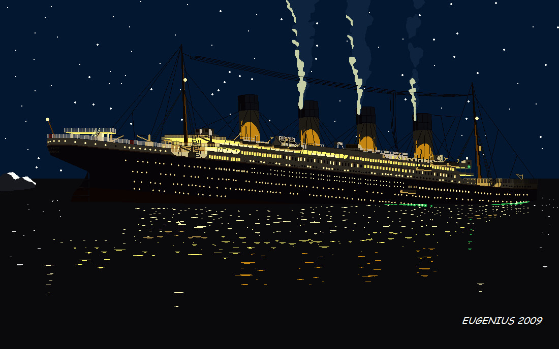 Titanic Sinking Wallpaper