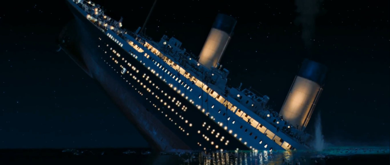 Titanic Sinking Wallpaper