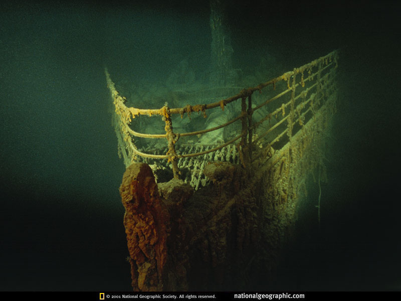 Titanic Underwater Pictures Inside