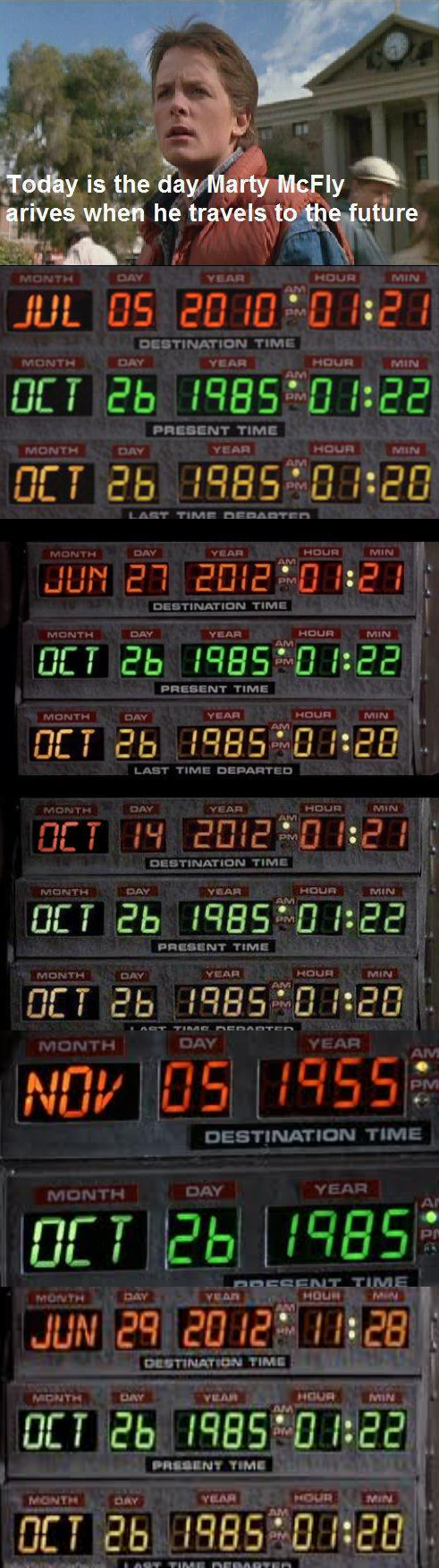 Today Is The Day Marty Mcfly April