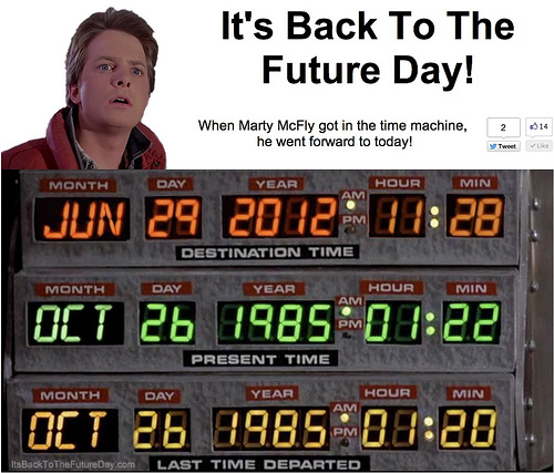 Today Is The Day Marty Mcfly Arrived