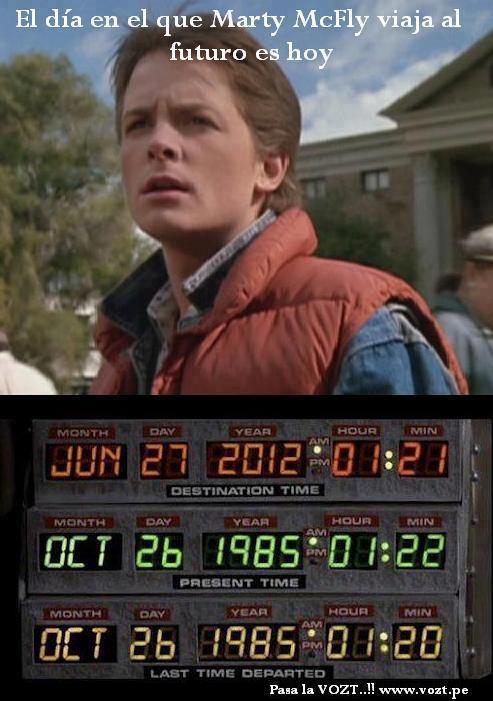 Today Is The Day Marty Mcfly Arrived In The Future