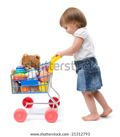 Toy Shopping Trolley With Seat