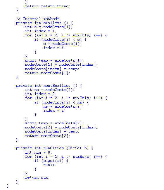 Traveling Salesman Problem Example Using Branch And Bound