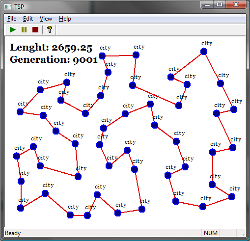 Traveling Salesman Problem Genetic Algorithm Java