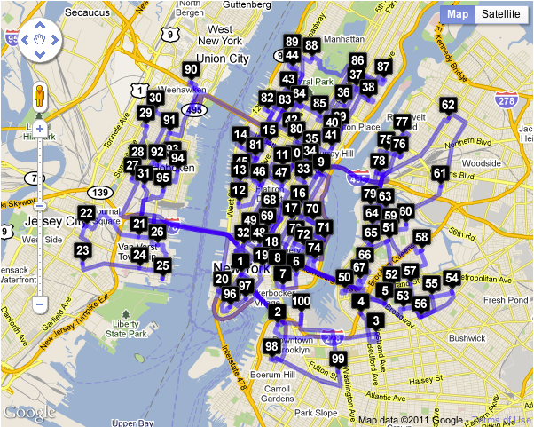 Traveling Salesman Problem Google Maps