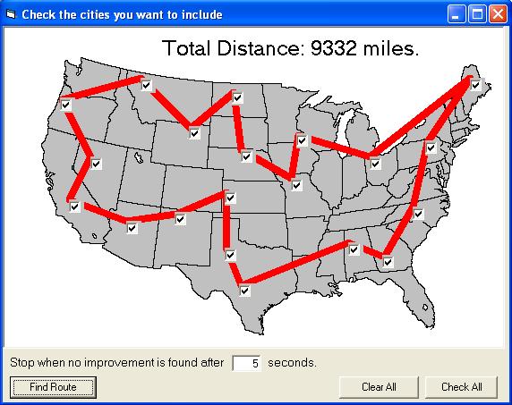 Traveling Salesman Problem Java Code