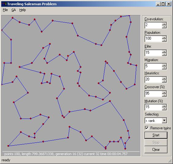 Traveling Salesman Problem Javascript