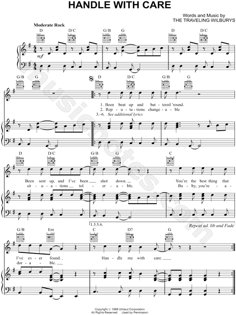 Traveling Wilburys End Of The Line Chords