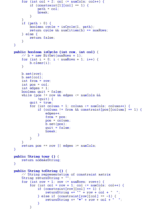 Travelling Salesman Problem Branch And Bound Java