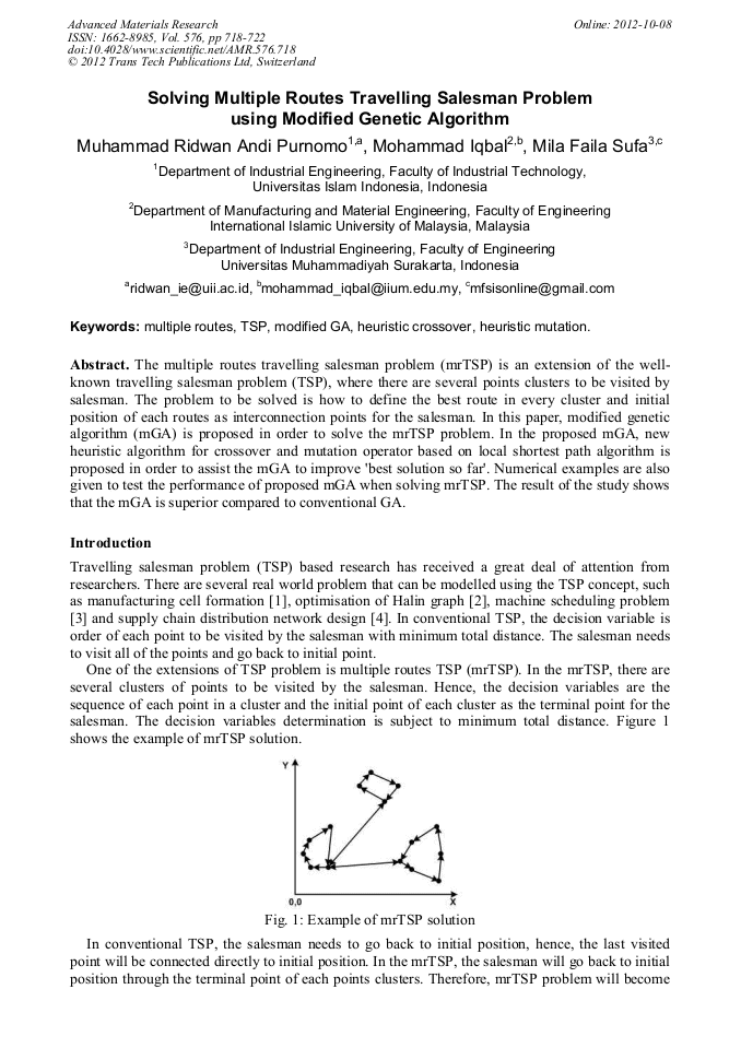 Travelling Salesman Problem Solver Online