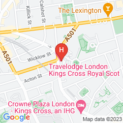 Travelodge London Kings Cross Royal Scot Hotel 100 Kings Cross Road London Wc1x 9dt