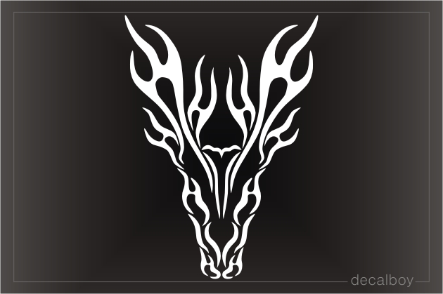 Tribal Deer Skull Tattoos