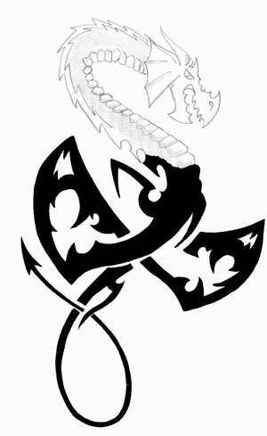 Tribal Dragon Tattoo Designs For Women