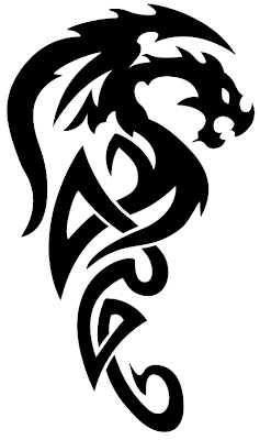 Tribal Dragon Tattoo Designs For Women