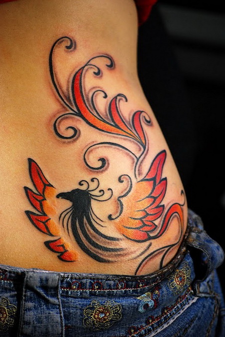 Tribal Phoenix Tattoo Images