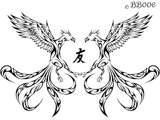 Tribal Phoenix Tattoo Images