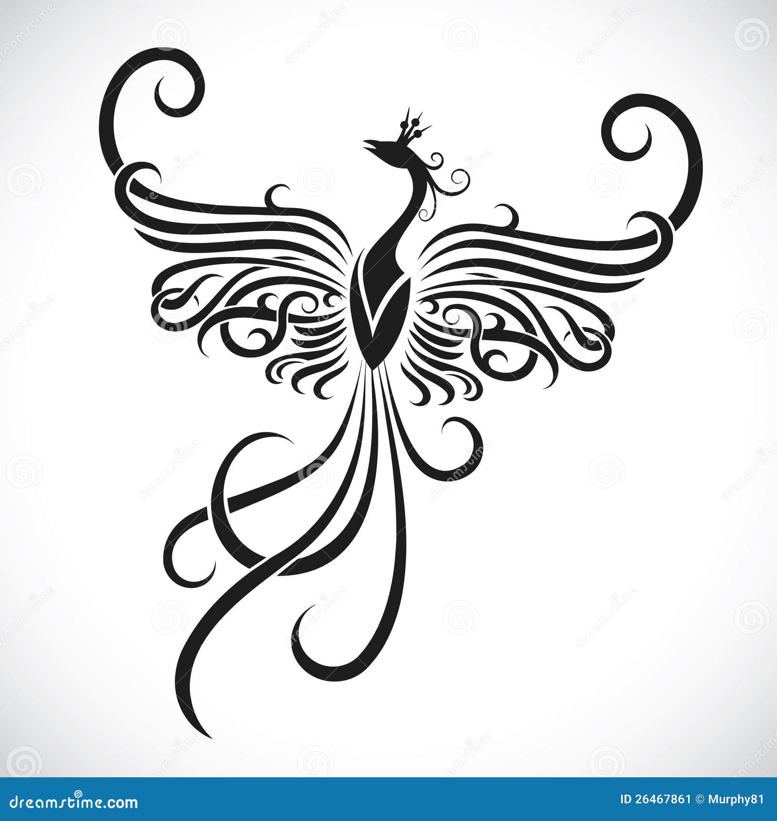 Tribal Phoenix Tattoo Images