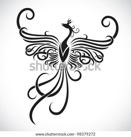 Tribal Phoenix Tattoo Images