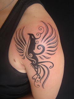 Tribal Phoenix Tattoo Images