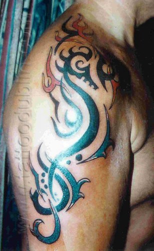 Tribal Seahorse Tattoo