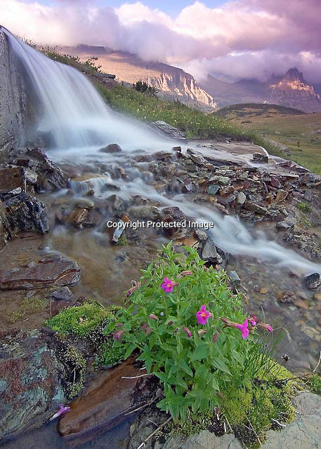 Triple Falls Glacier National Park Montana