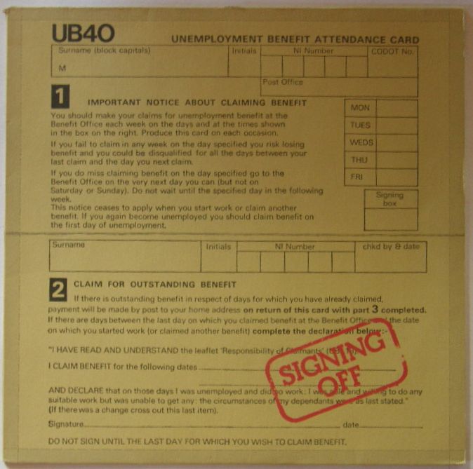 Ub40 Signing Off Vinyl