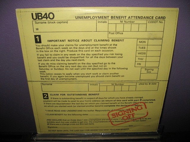 Ub40 Signing Off Vinyl