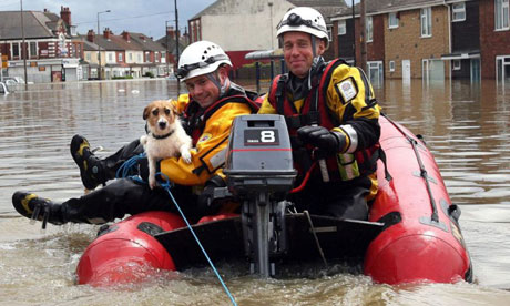 Uk Firefighter In Action