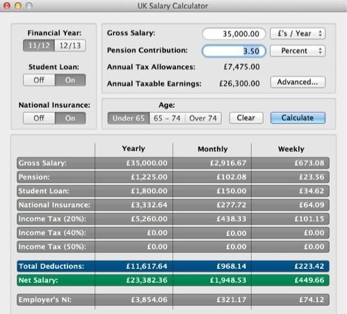 Uk Salary Calculator App