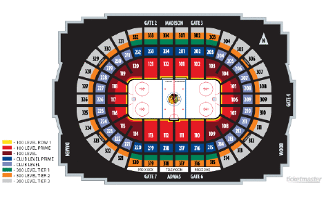 United Center Blackhawks Seating Chart