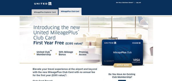 United Explorer Card Login