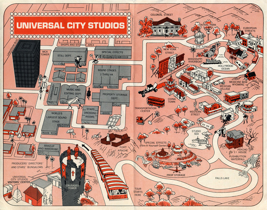 Universal Studios Harry Potter World Map