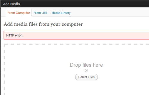 Uploading Images To Wordpress Http Error