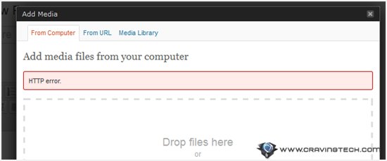 Uploading Images To Wordpress Http Error