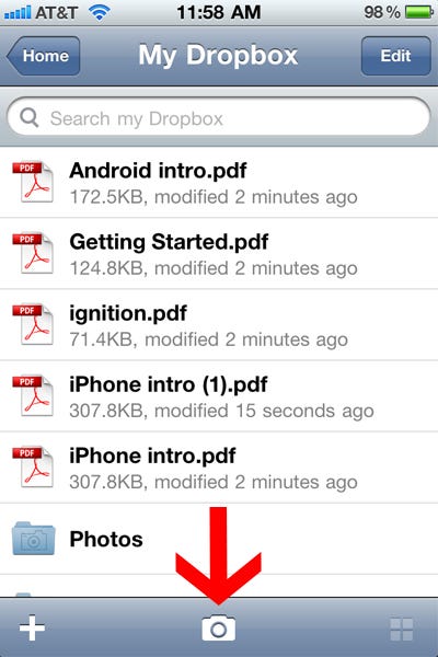 Uploading Photos From Iphone To Dropbox