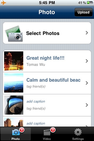 Uploading Photos To Facebook From Iphone