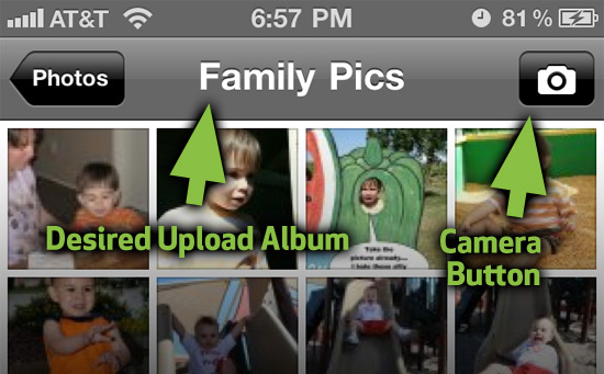 Uploading Photos To Facebook From Iphone