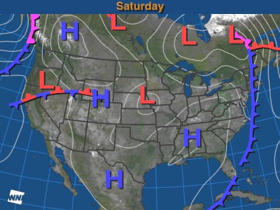 Us Weather Map With Fronts